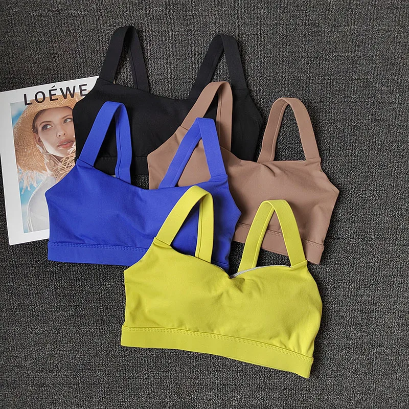 

All-in-One High Impact Sports Bra, Women's Quick Dry Workout Tank, Breathable Running Yoga Top