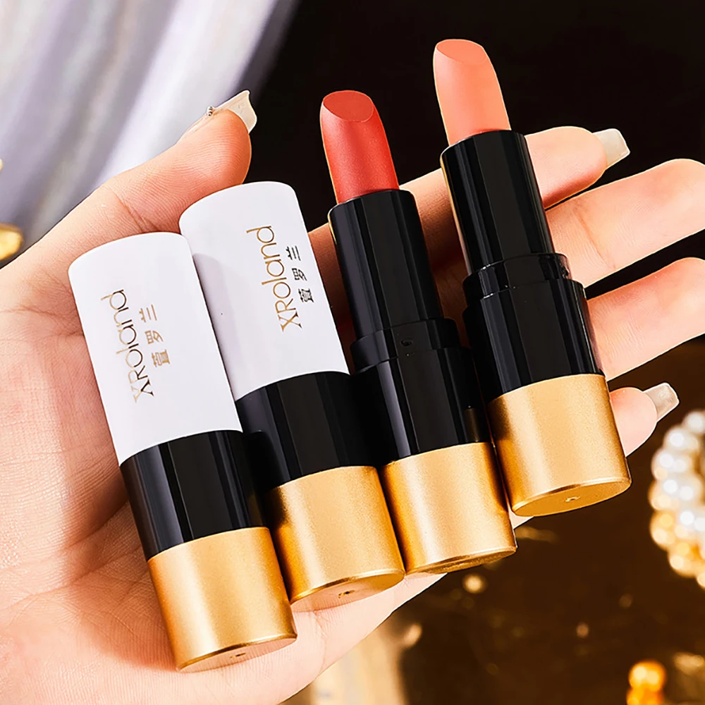 4Pcs/Sets Velvet Matte Platinum Matte Lipstick Make-up for women Lip Stick Moisture Matte Lip Gloss Lips Makeup Cosmetics