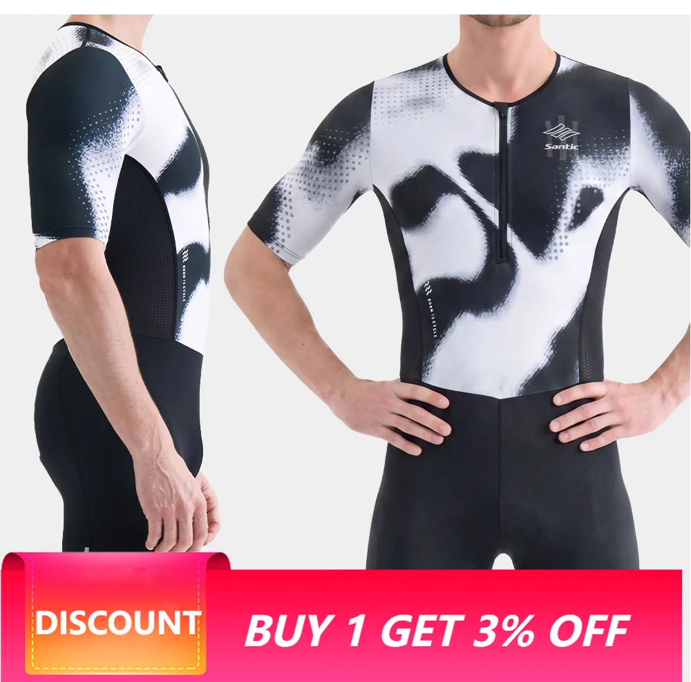 santic-men-short-sleeve-triathlon-cycling-skinsuit-breathable-elastic-jumpsuit-with-80kg-high-density-cushion-pad-km26c03030w