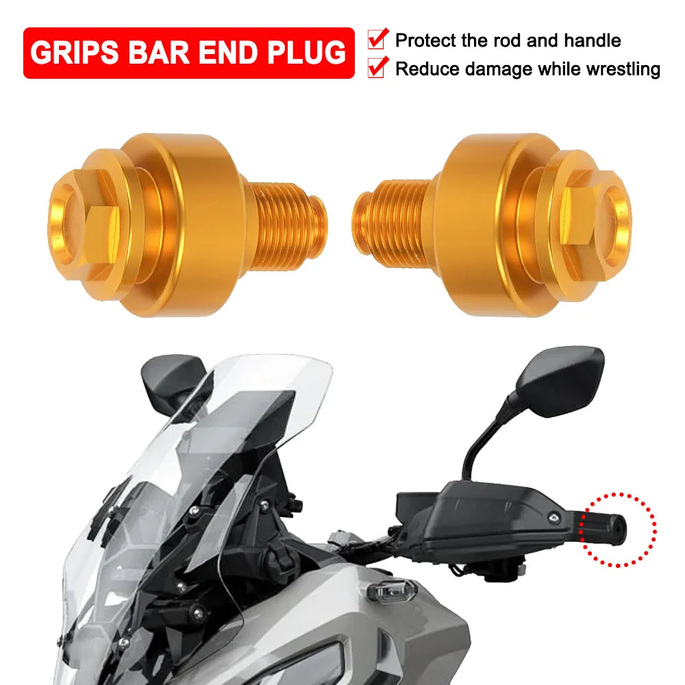 

Motorcycle Handlebar Plug For Honda X-ADV750 2021-2023 Handle Grips Bar End Cap CRF1000L CRF1100L Africa Twin Adventure Sports