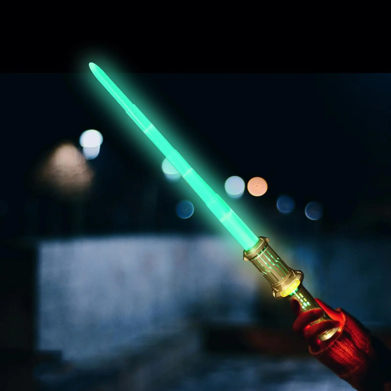 Expandable Light up Sword Lightweight with Light Telescopic Lightsaber for Valentine's Day Party Halloween Kids Adults Present