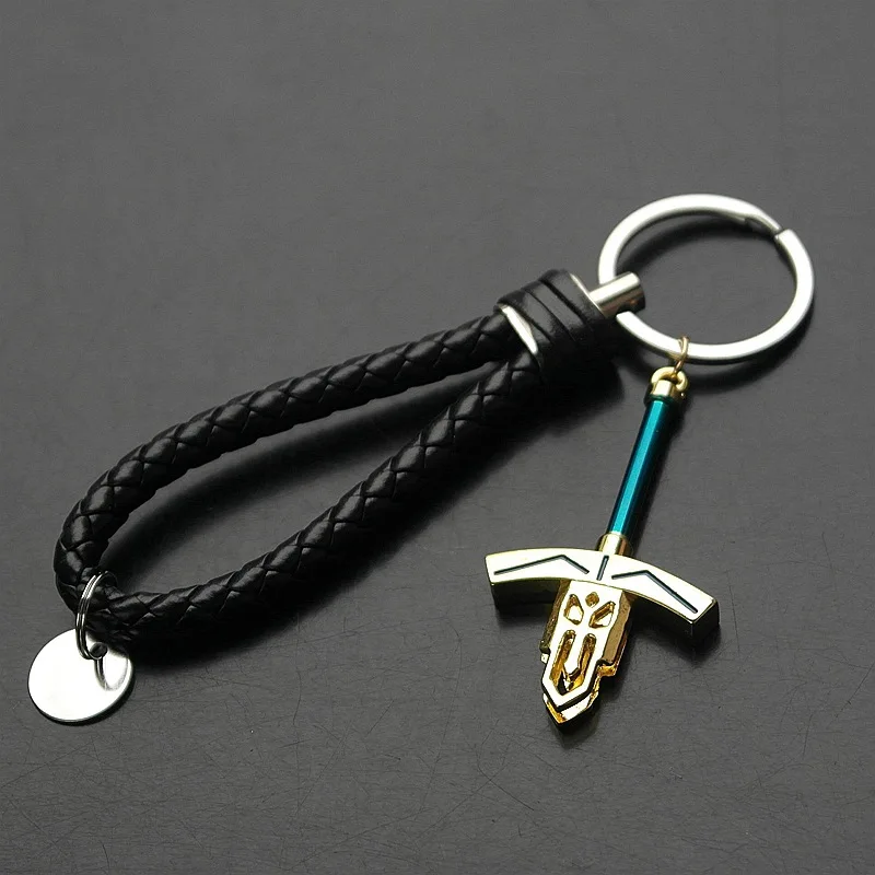 6 cm/2,36 pouces destin/séjour nuit Excalibur épée de la victoire armes modèle porte-clés sac à dos pendentif à collectionner ornement garçon jouet cadeau