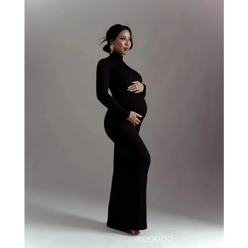 Maternity Dresses For Photoshoot Pregnancy Women Bodycon Maxi Long Dresses Clothes for Pregnant Photography Babyshower Props
