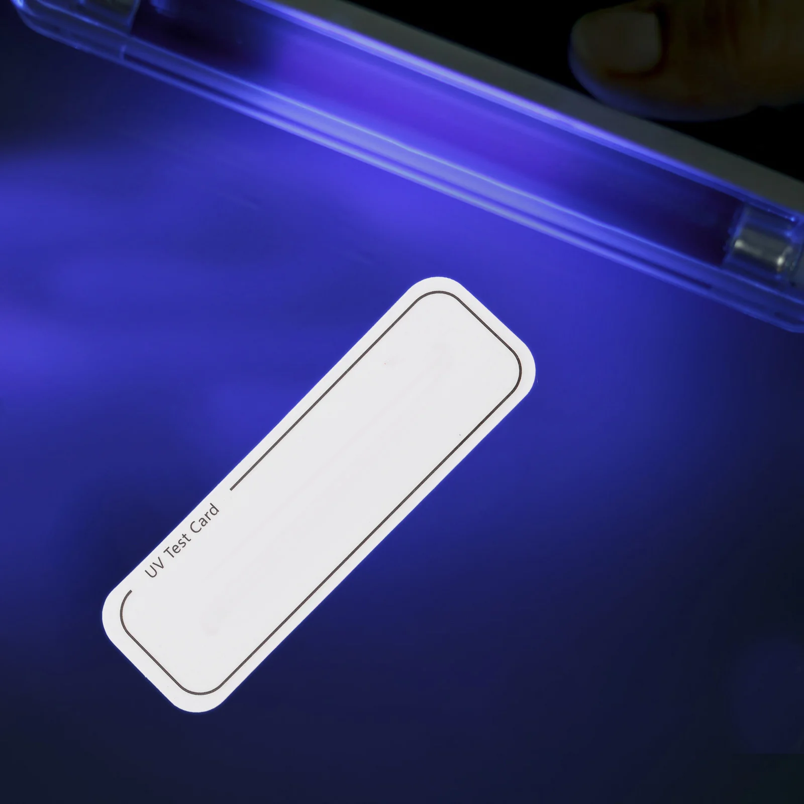 10 個の紫外線テストカード耐久性のある PVC 紫外線ライトテストカード家庭用キャビネットボックス滅菌器インジケーターテストツール識別カード