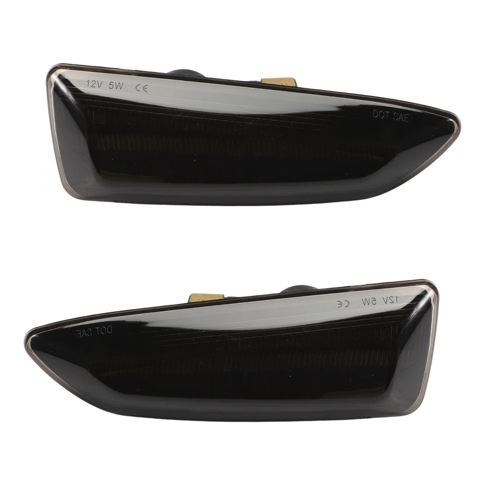 2Pcs LED Turn Signal Light Side Indicator For Opel Vauxhall Astra J Astra J K Zafira C Insignia B Grandland X Smoked