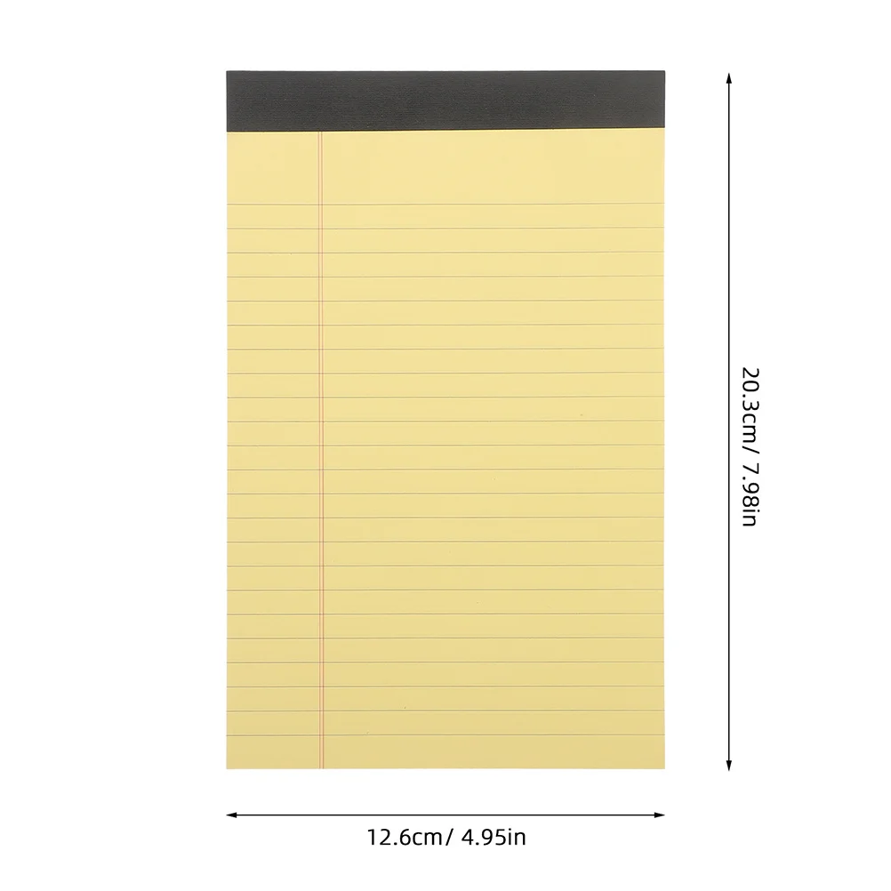 12 Pads Legal Pads Ruled Notepads Portable Lightweight Tearable Pages Suitable for Office School Business Writing Paper