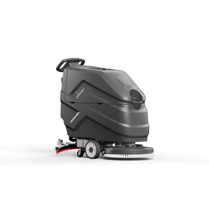 24V Electric Walk-Behind Floor Sweeper Cleaning Machine Convenient Indoor Use New Condition