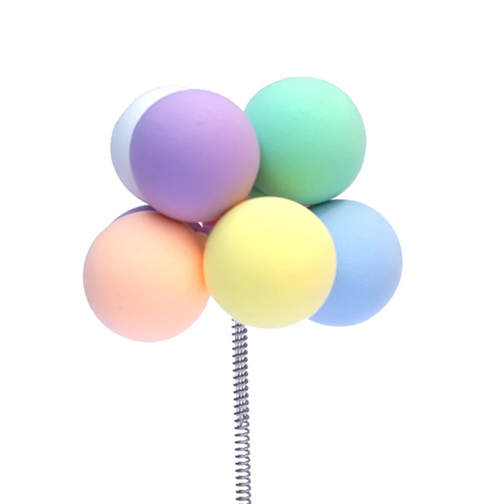 

2 Pcs Balloon Decoration Ornaments Car Interior Display Shaking Head Dashboard Decor Clay Resin Base Gifts Home Office