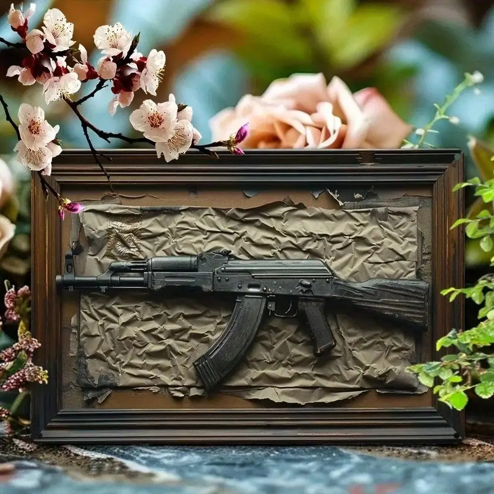 Vintage AK-47 Metal… - image