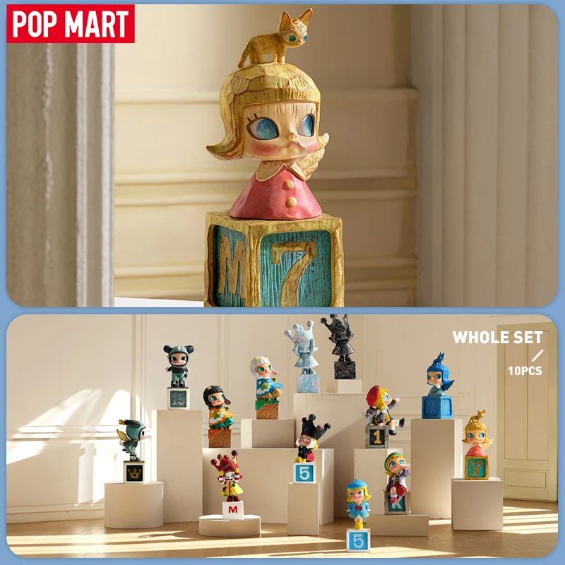 POP MART MOLLY Anniversary Statues Classical Retro 2 Series Mystery Box 1PC/10PCS POPMART Blind Box Cute Collectible Art Toy