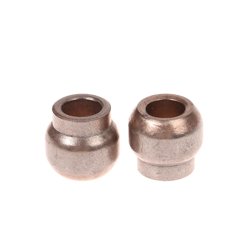 10mm Hole Shaft Iron Copper Alloy Bearing Bush 20mm Outer Spherical Washing Machine Fan Motor Slide Bushing