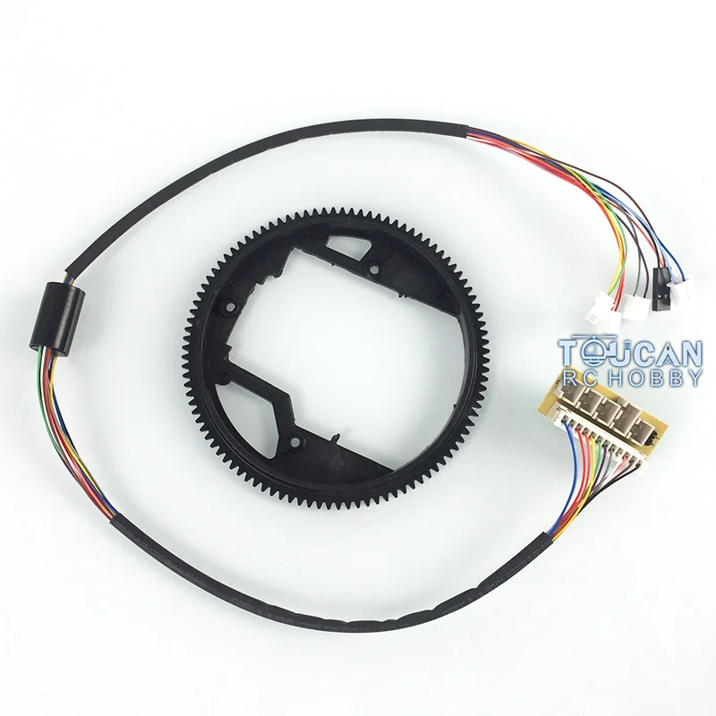 

1/16 Spare Part Heng Long 6.0 Tank Plastic 360° Small Rotating Gear Electric Slip Ring 12P THZH0802-SMT8