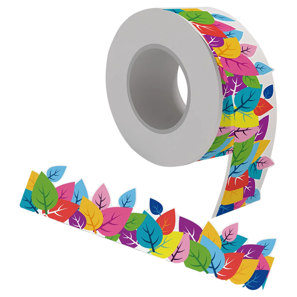 

1 Roll of Bulletin Board Border Trims Novelty Board Decal Decors Decorative Blackboard Decal Sticker
