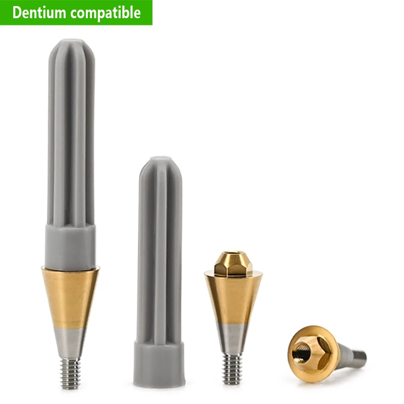 

Многосекционные прямые титановые абатменты Dentium для реставрации полной дуги зубов, совместимые с OEM-системами, от поставщика на заказ