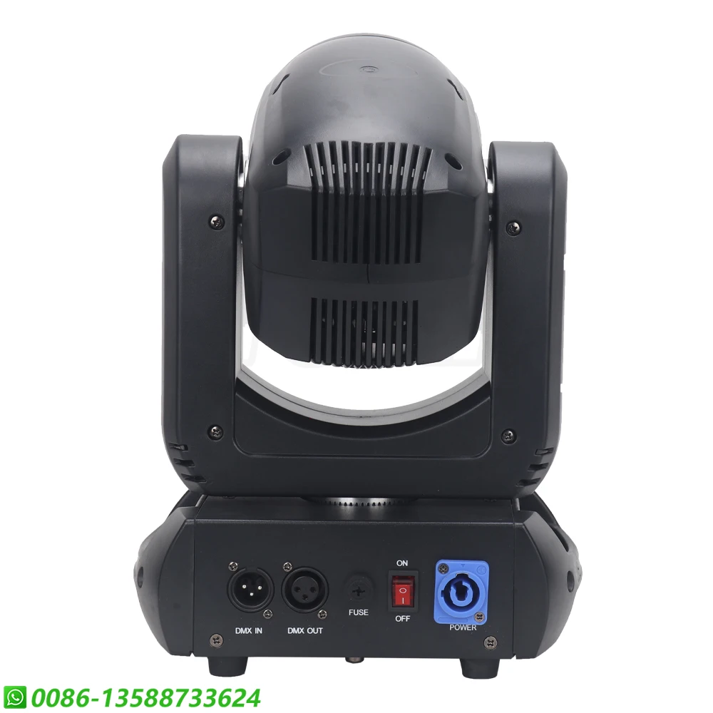 Imagem -03 - Yuer-mini Led Beam Spot Movendo a Cabeça 18 Prisma Rotativo Controle de Música dj Disco Dança Home Party Iluminação Palco 150w Dmx512