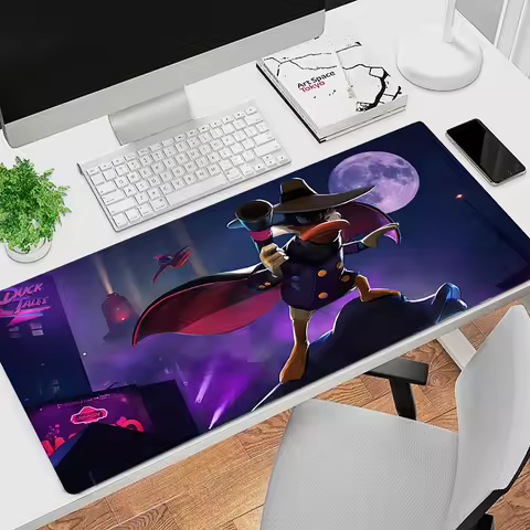 Darkwing Duck Mouse Pad Laptop Kawaii Gaming Accessories Keyboard Mousepad PC HD Anime Cartoon Game Cabinet Desk Mat XXL Carpet