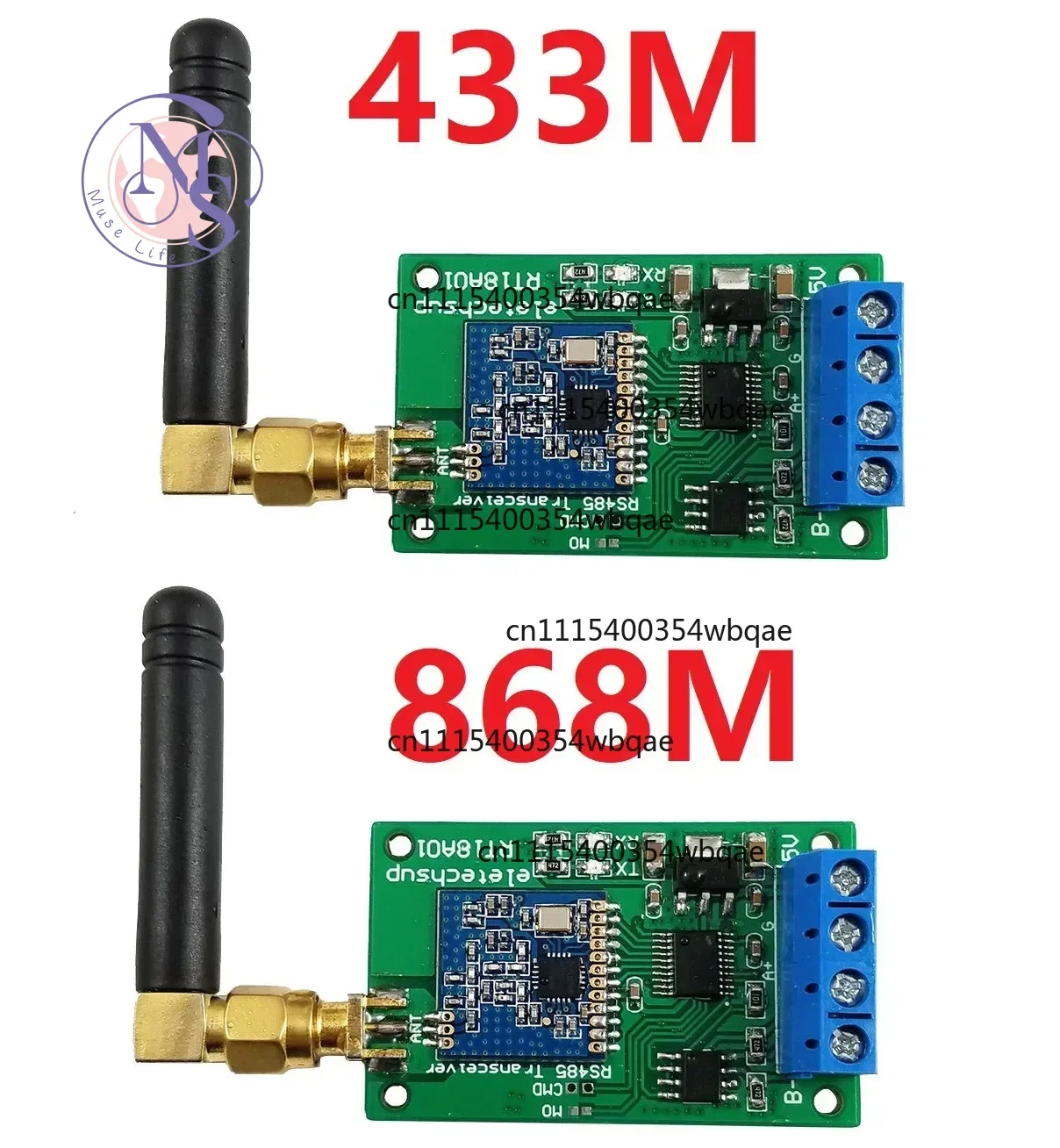 ZOCI-FOR-RS485 Wireless Transceiver Repeater Module 433M 868M FSK UHF Master Slave Control, Replacement Parts
