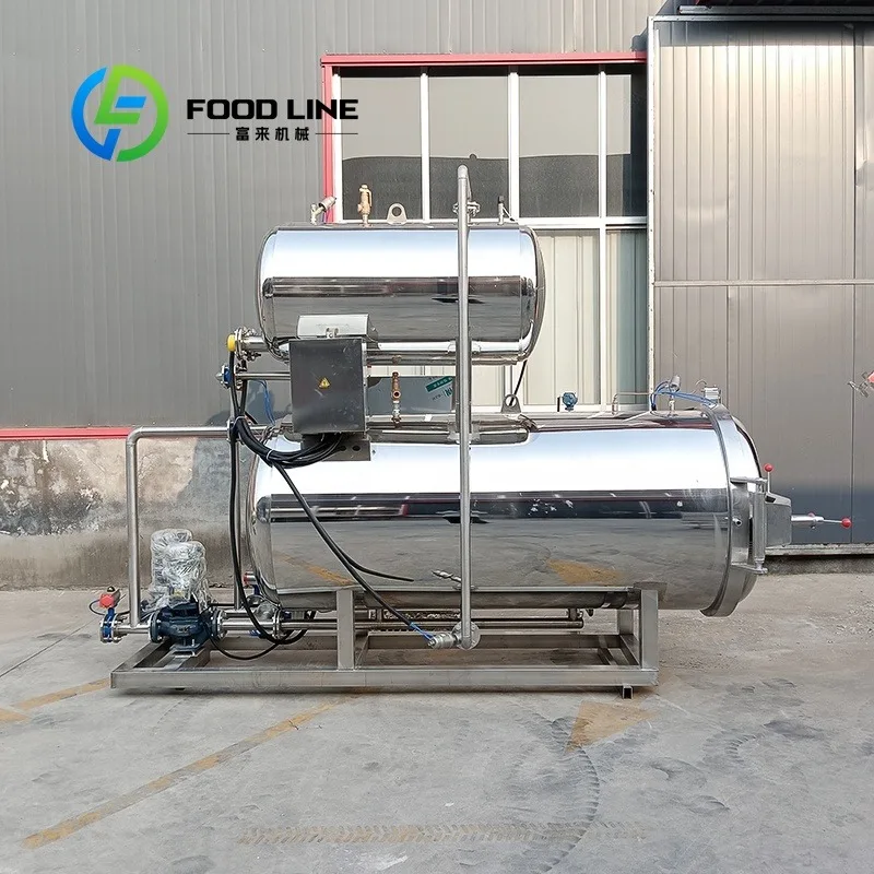 Customized Commercial Stainless Steel Autoclave Machine Industrial Food Sterilization Equipment