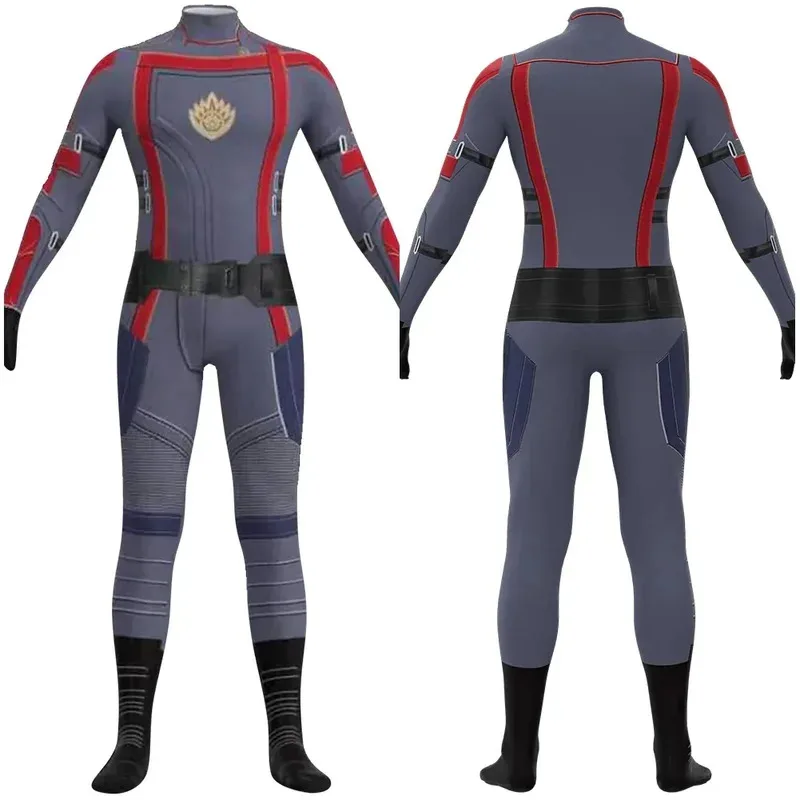 

2025 New Cosplay Guardians of the Galaxy 3 Star Lord Cosplay Costume Superhero Peter Jason Quill Halloween Bodysuit Jumpsuit Zen