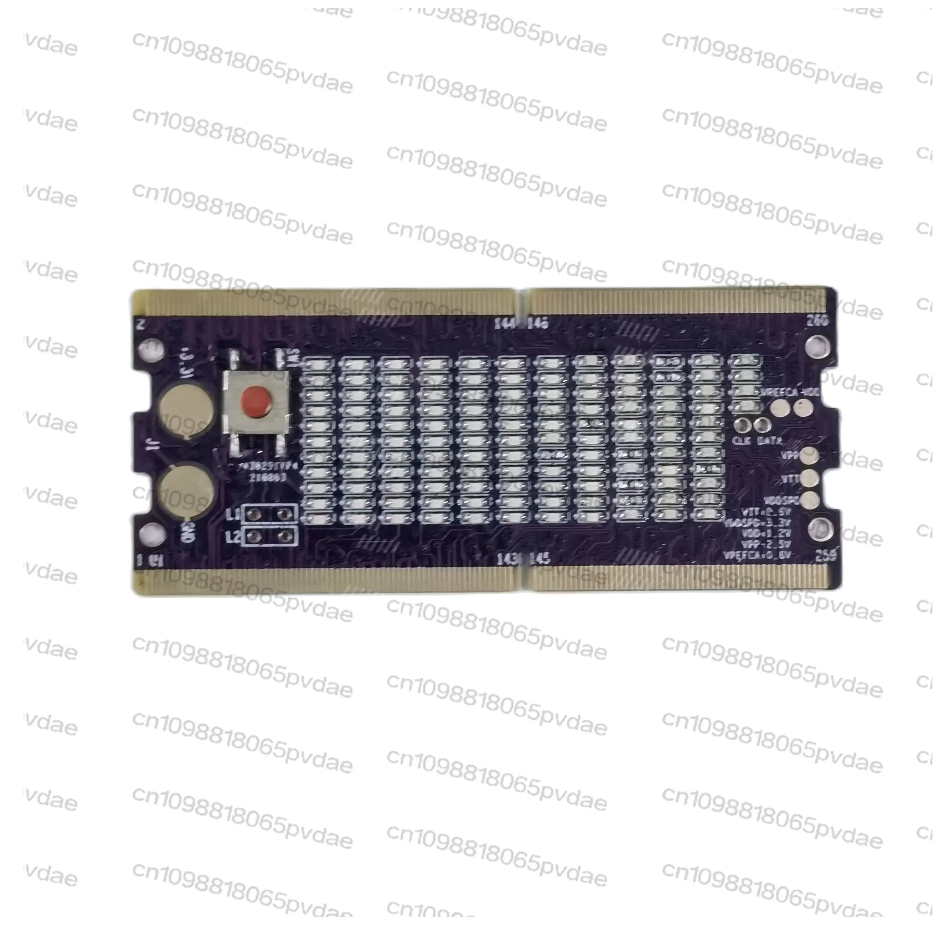 Notebook motherboard memory DDR4 forward and reverse dual-use test card dual-use tester memory slot test card