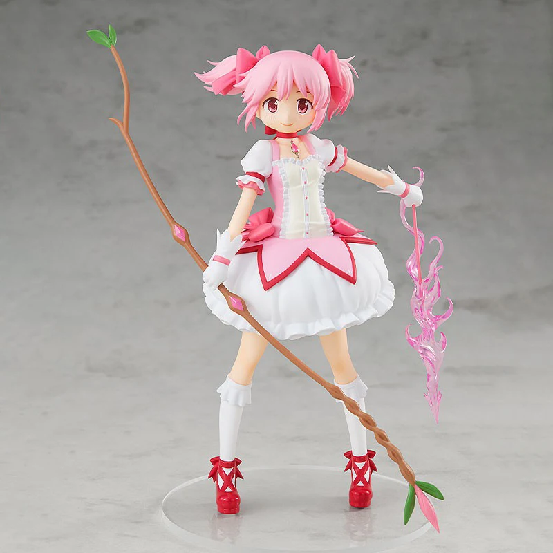Puella Magi Madoka Magica Kaname Madoka Anime Actionfigur Modell Statue Desktop-Ornament Sammlerstück Kleines Geschenk Halloween Weihnachten Valentinstag Geschenkdekoration
