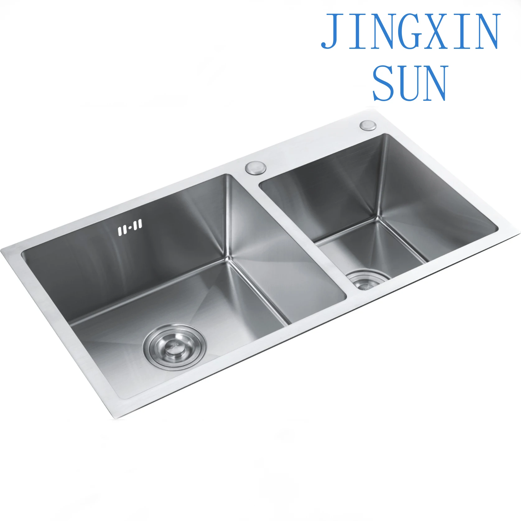 2025 New Single 304 Stainless Steel Handmade Double Sink Kitchen Sink with Two Bowl for Kitchen Renovation Home Improvement