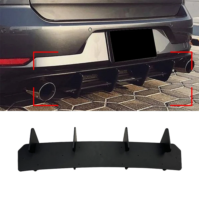 

Rear Bumper Diffuser Lip Spoiler Splitter Protector For Volkswagen Golf 7.5 MK7.5 GTI 2017-2020 Decoration Guard