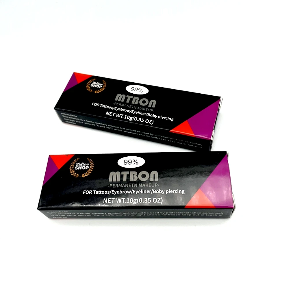 2025 새로운 오리지널 99% MTBON 문신 크림 영구 메이크업 전 마이크로 블레이드 눈썹 입술 10g 문신 크림