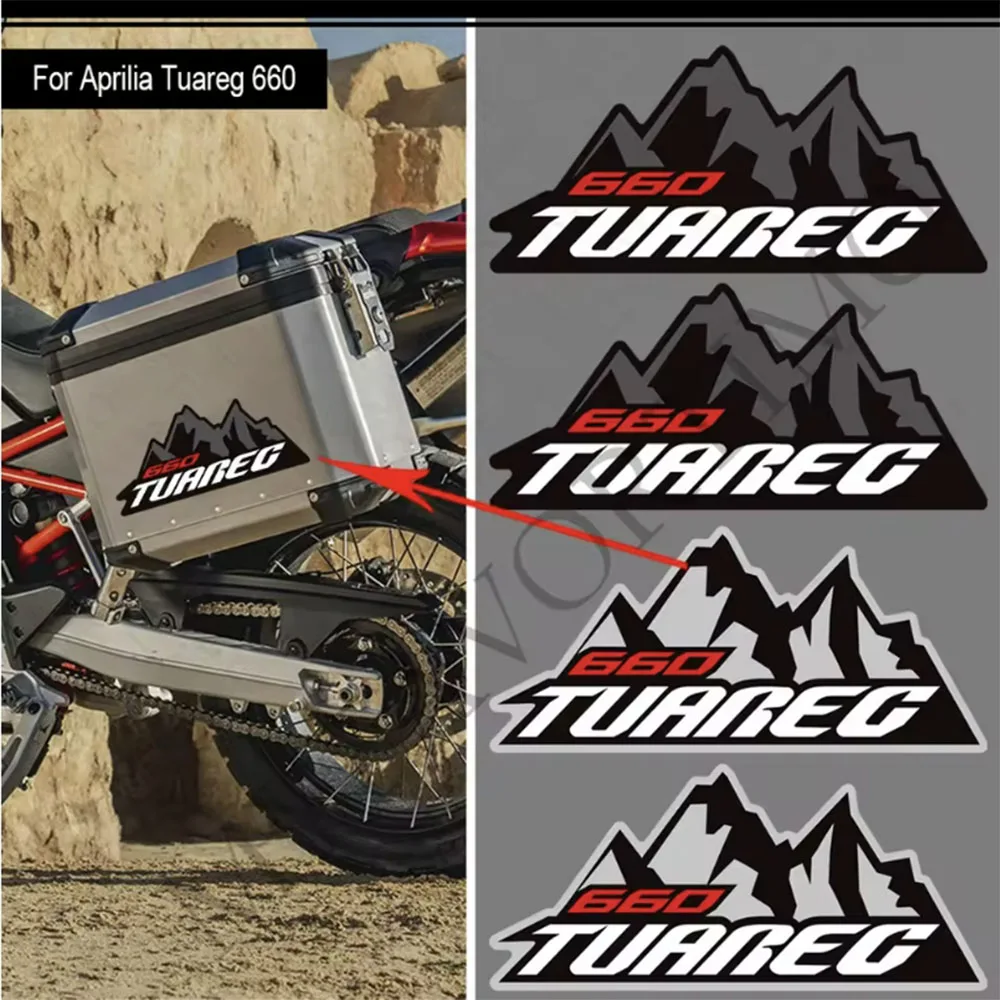

Мотоцикл для Aprilia Tuareg 660 RALLY Adventure, багажник, чехлы, корзины, алюминиевые наклейки на верхнюю коробку, наклейки 2022-2026