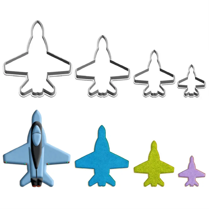 

Four Specifications Cartoon Air Vehicle,Supersonic Aircraft,Plastic Molds,Cake Fondant Tools,Cookie Sushi and Fruits Cutters