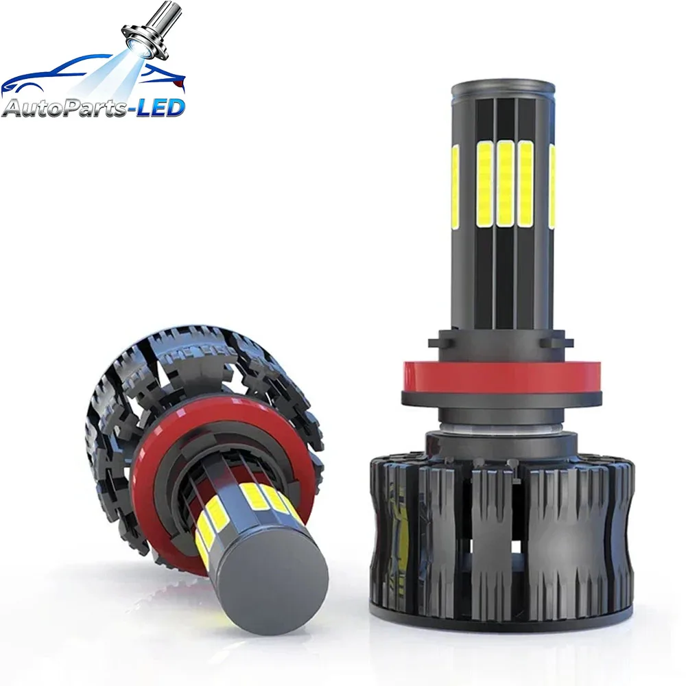 

2pcs Led H7 3D 360 Canbus 12 Side LED 280000LM 300W Car Headlights Bulbs H11 H4 H1 HB3 9005 HB4 9006 Fog Lights Mini Lamp