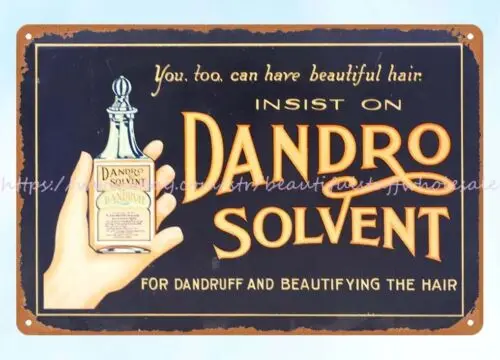 Dandro Solvent metal tin sign wall restaurant pub living room Tin Plaque