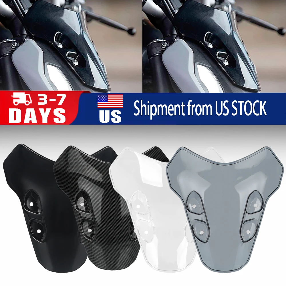 2023 MT07 2021 2022 Szyba Przednia Owiewka Deflektor Podwójna Szyba Motocyklowa Do YAMAHA MT-07 MT 07 Akcesoria Motocyklowe