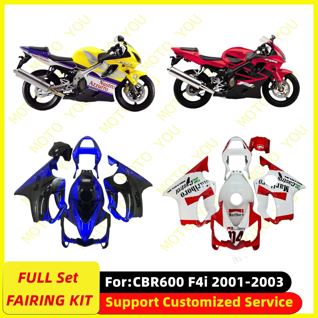

Full Set Motorcycle Fairings Fit For Honda CBR600 F4i 2001 2002 2003 Fairing Kit Painted Bodywork New ABS Plastic 4 Gifts
