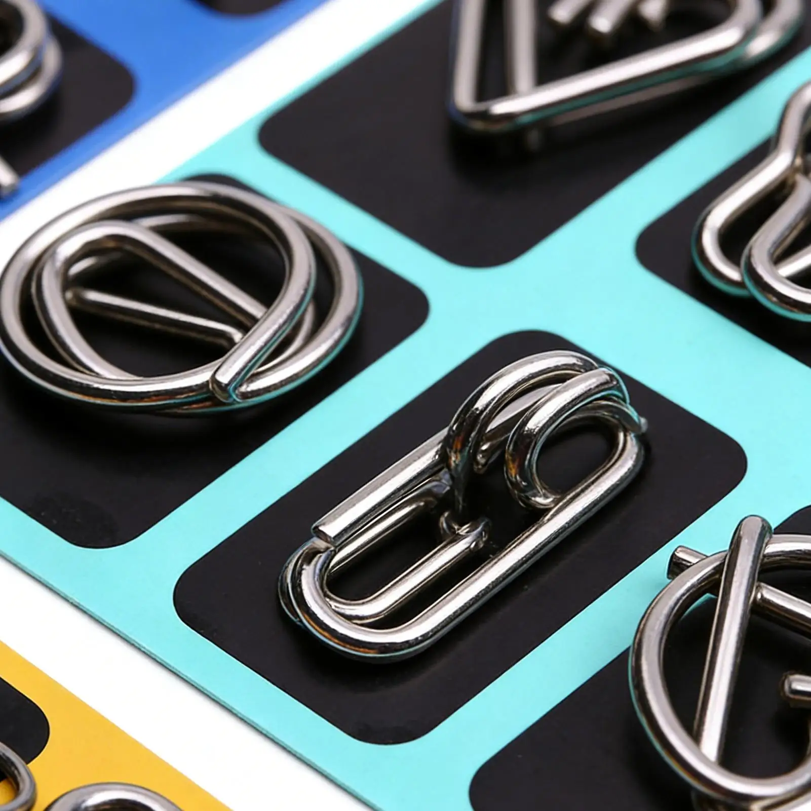 Metal Puzzles For Adults Educational Toys Brain Teasers Games Metal Mind Puzzles Disentanglement Toys For Children Teens Family