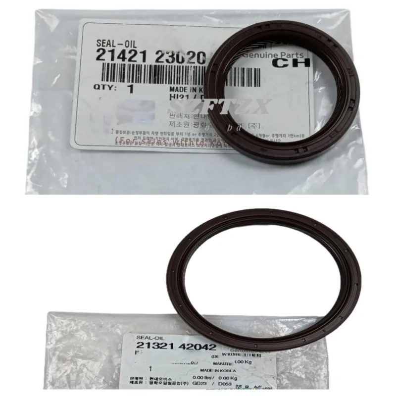 

Genuine New 2142123020 21421-23020 2132142042 Engine Front/Rear Crankshaft Oil Seal for Hyundai Sonata Elantra KIA CEED Soul