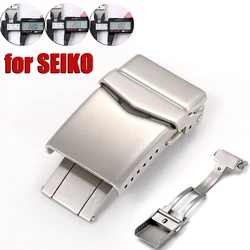 Solid Folding Buckle 18mm 20mm 22mm Watch Clasp 316L Solid Stainless Steel Men&Women Watch Buckles for Silicone Metal Strap