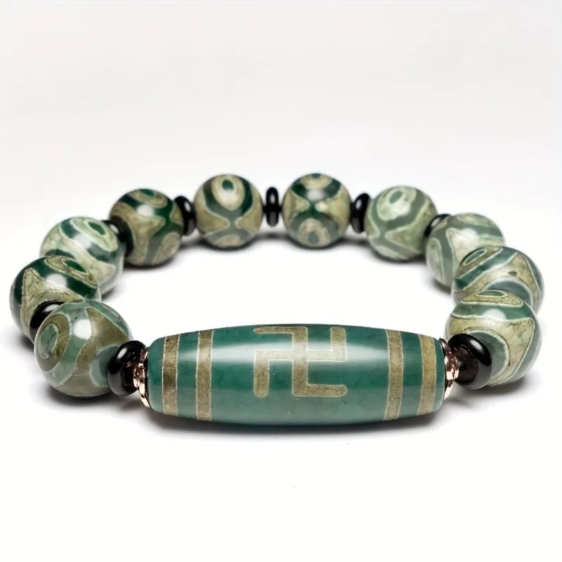 

Exquisite Fashion Dzi Bead Bracelet, Tibetan Ethnic Style Bracelet Jewelry