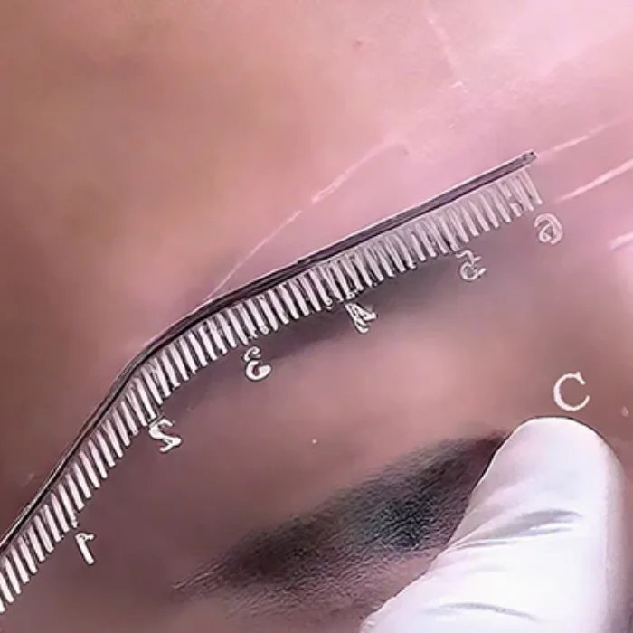 Plantilla para dar forma a las cejas duradera, moldeador de cejas instantáneo portátil, regla de diseño de cejas, regalo, 5 uds.