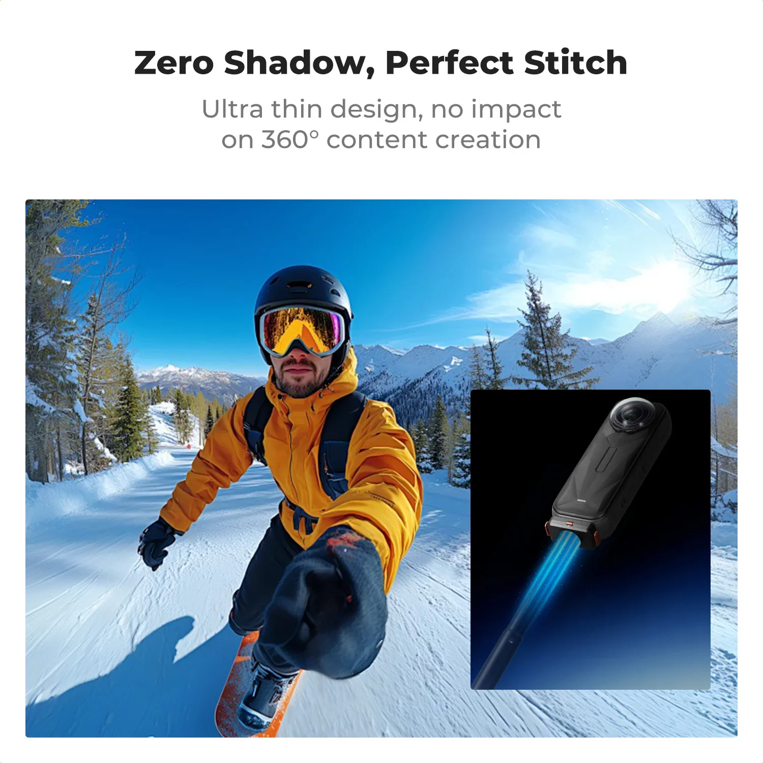 K&F CONCEPT Magnetyczne mocowanie z szybkim montażem dla Insta360 X6 X5 Ace Pro Podstawa z braketu z aluminium z blokadą bez — zdjęcie produktu 3