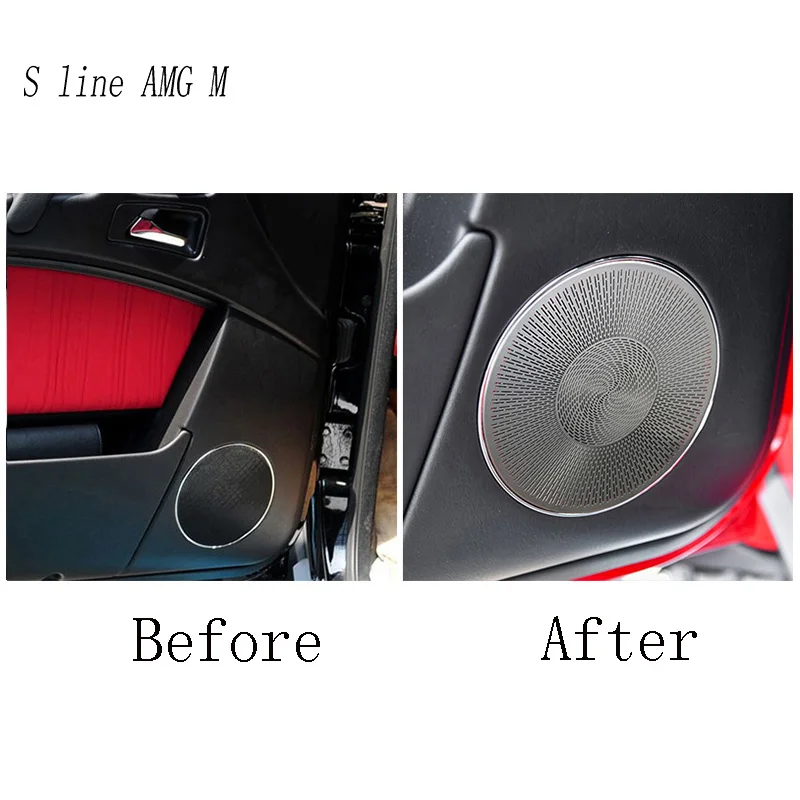 Per Mercedes Benz classe G W463 2004-2018 pannello porta auto altoparlante Sound Pad Stereo Audio altoparlante copertura accessori per lo Styling