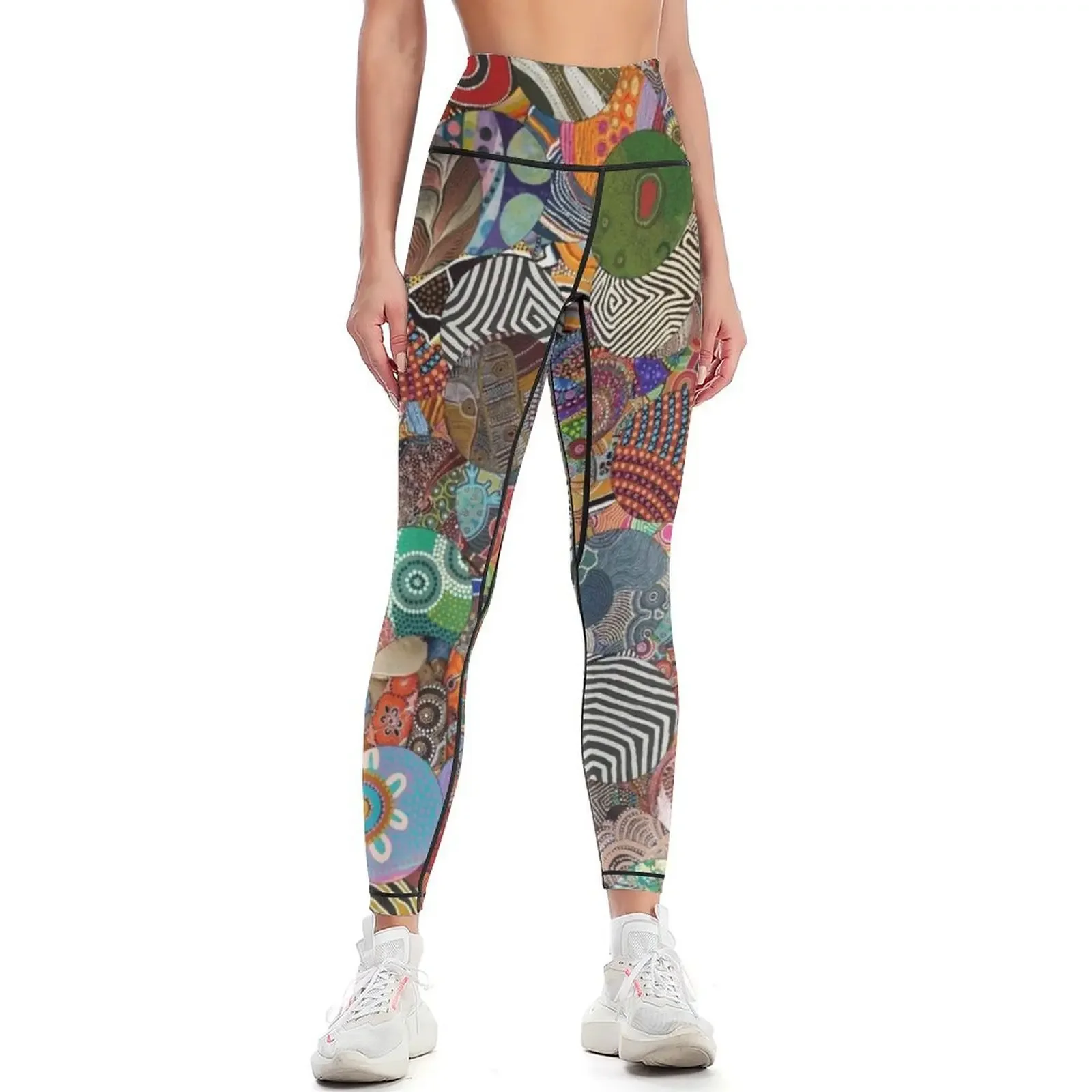 

Indigenous Australian Art Leggings Sports pants woman leggins push up woman gym womans Jogger pants Womens Leggings