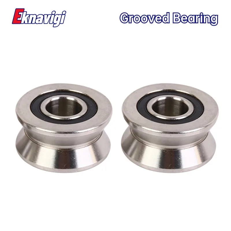 

Free Shipping 10PCS Straightening Mixed Wheel Over Line with Groove Bearing 6000 10X26X8mm Pulley U Groove type