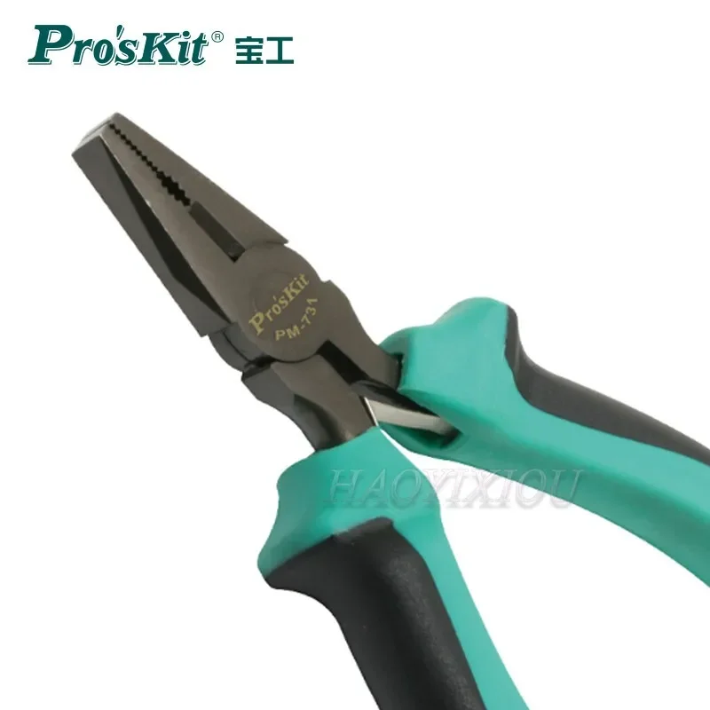 Proskit PM-731Щипцы для электрика, щипцы для зачистки проводов, кусачки, кабельный резак, многофункциональный инструмент, ручные инструменты для ремонта электроники