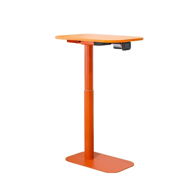 New Design Self-powered Standing Desk Free-standing Height Adjustable Column with a High-strength Cold-pressed Steel Base