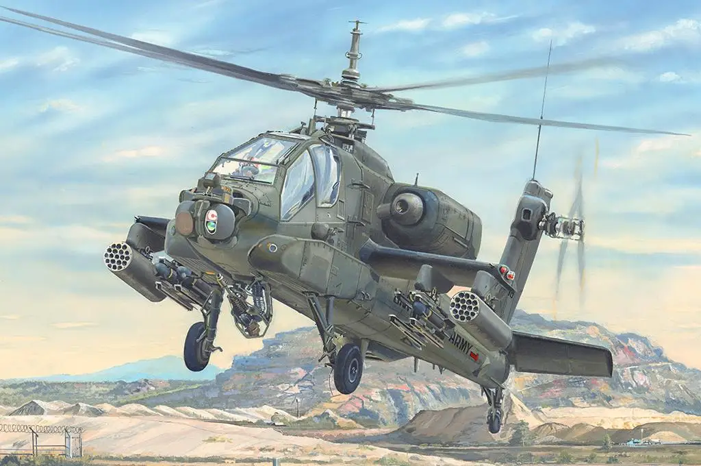 Trumpeter 05114 1:35 AH-64A Apache Early Plastic Model Kit