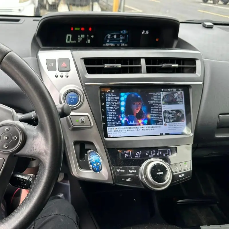 Car Radio For 9inch Toyota Prius Alpha 2012-2021 Wireless Carplay Android Auto Multimedia Gps Stereo Smart Head Unit Navigation