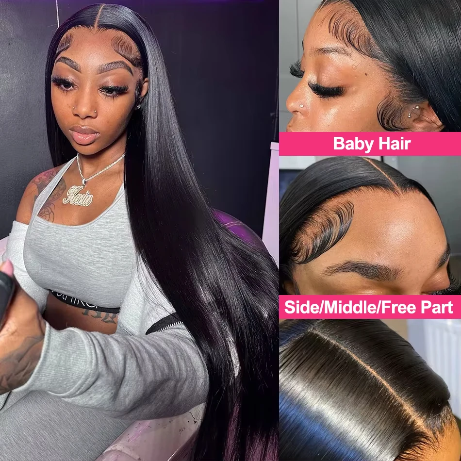 200% العظام مستقيم 13x4 Hd الدانتيل شعر مستعار أمامي شفاف 360 كامل الدانتيل الباروكة الأمامية شعر الإنسان قبل قطعها غلويليس شعر مستعار للنساء