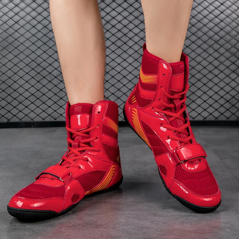 Profession elle Unisex High Top Wrestling Schuhe für Männer und Frauen Fitness, Boxen, Kampf training, Boxen und Kampfs tiefel