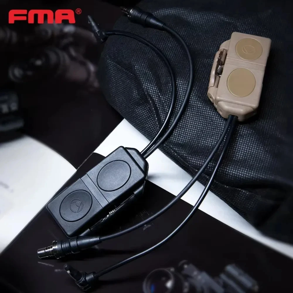 FMA TB1406 Tactical Dual Wire Button Pressure Switch Adapter For 2.5mm  L3 Insight  Surefire Equipment